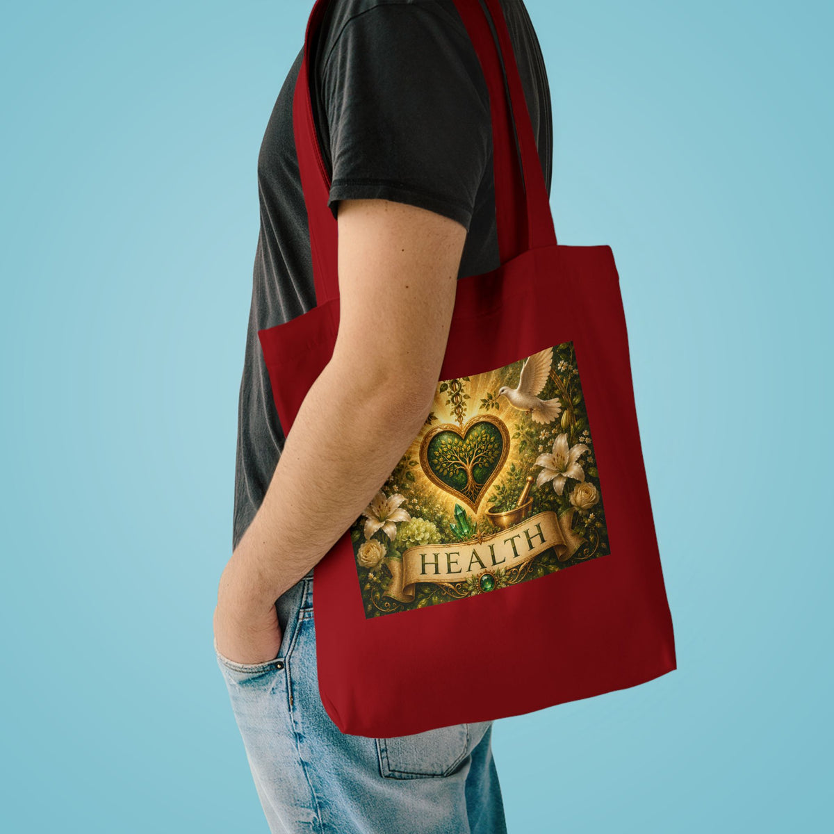 Cotton Tote Bag - 'Health'
