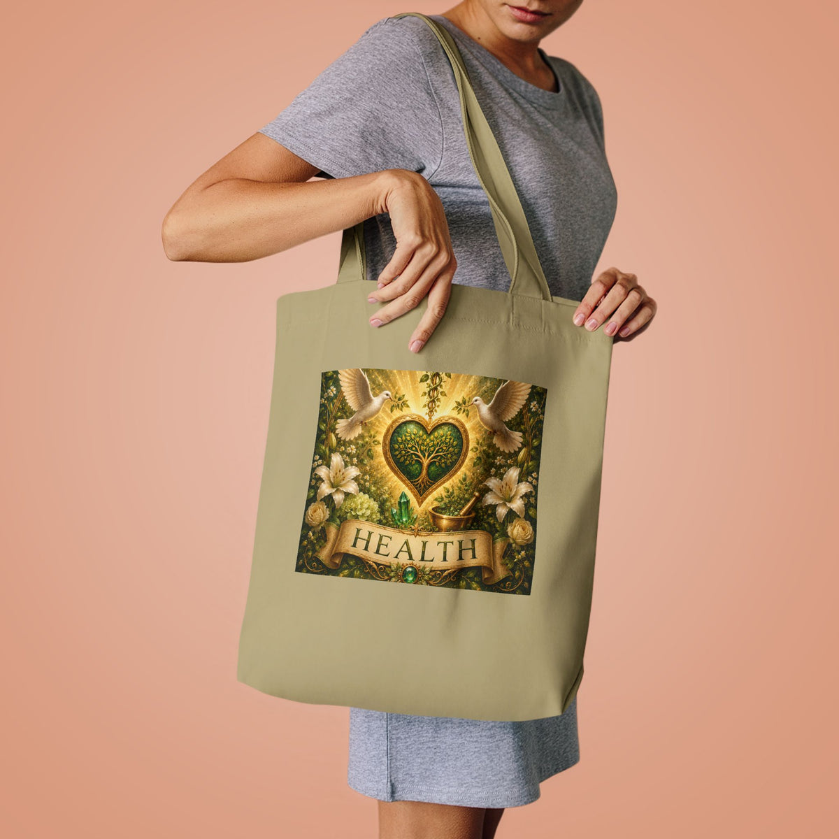 Cotton Tote Bag - 'Health'