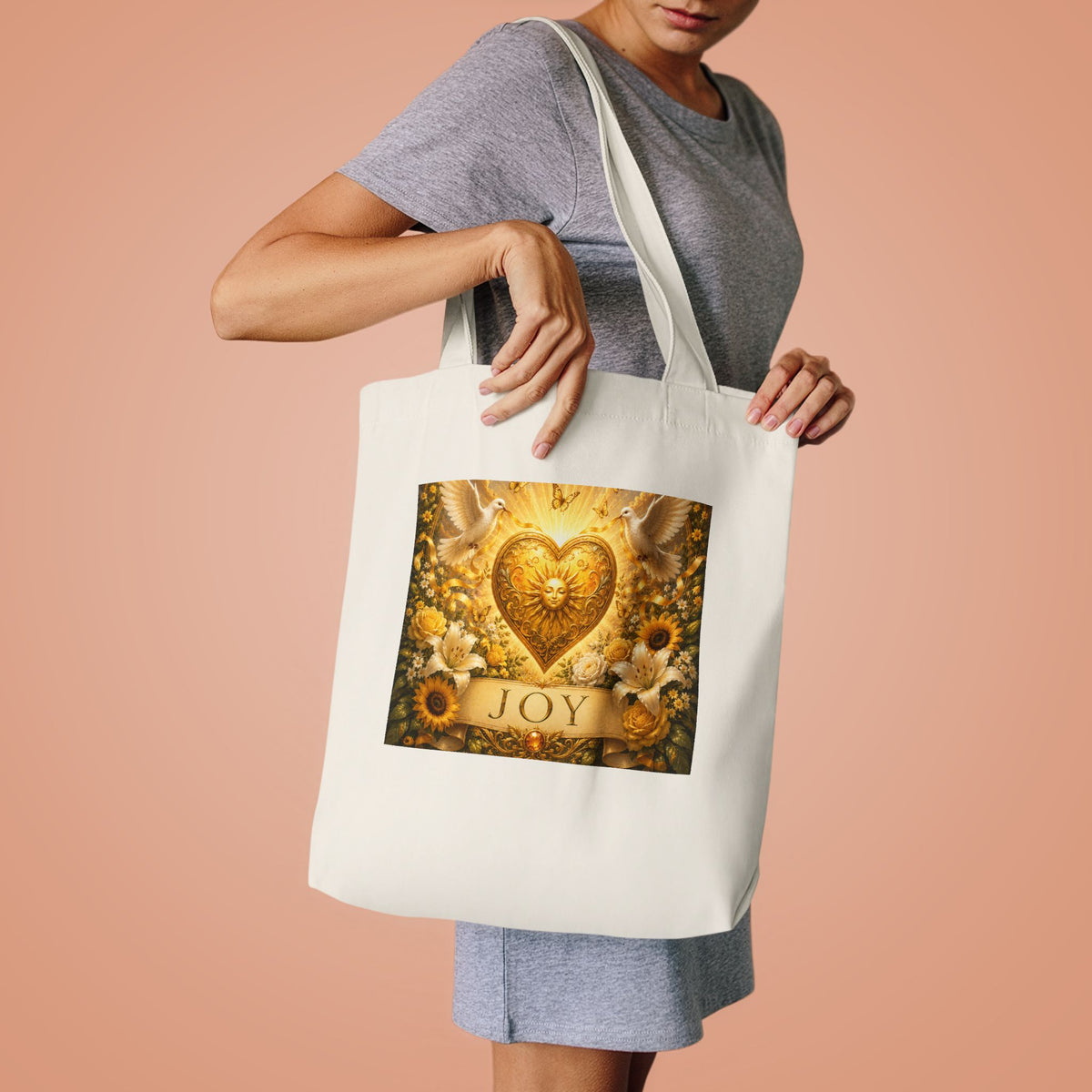 Cotton Tote Bag - 'Joy'