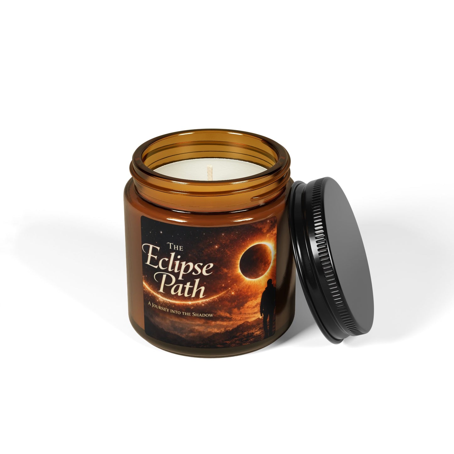 Scented Soy Candle (Multi-Size, Amber Jar)