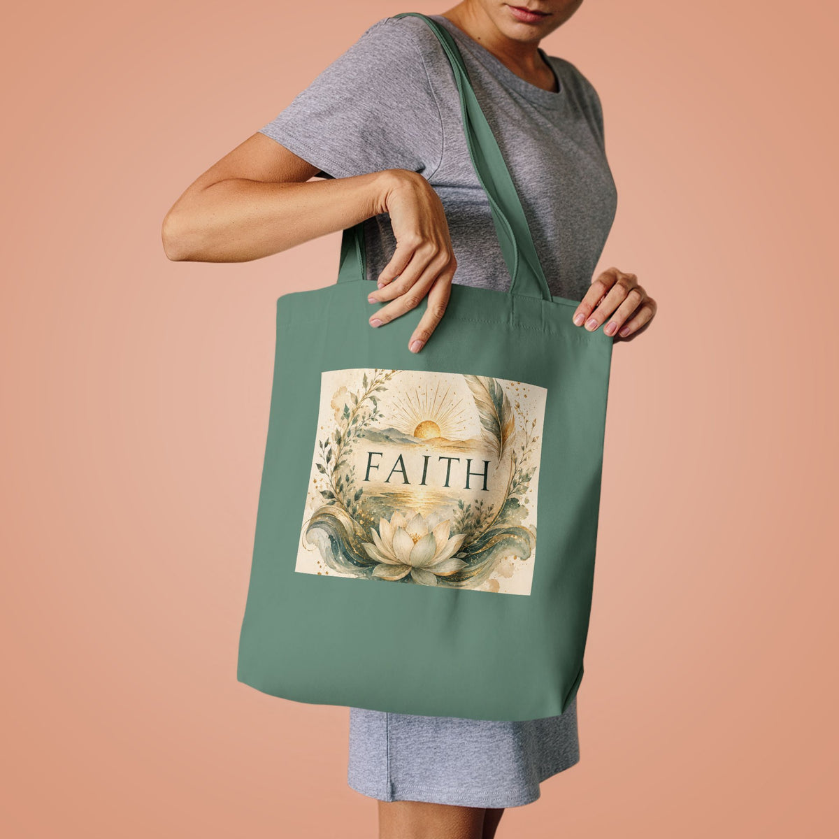 Cotton Tote Bag - 'Faith'