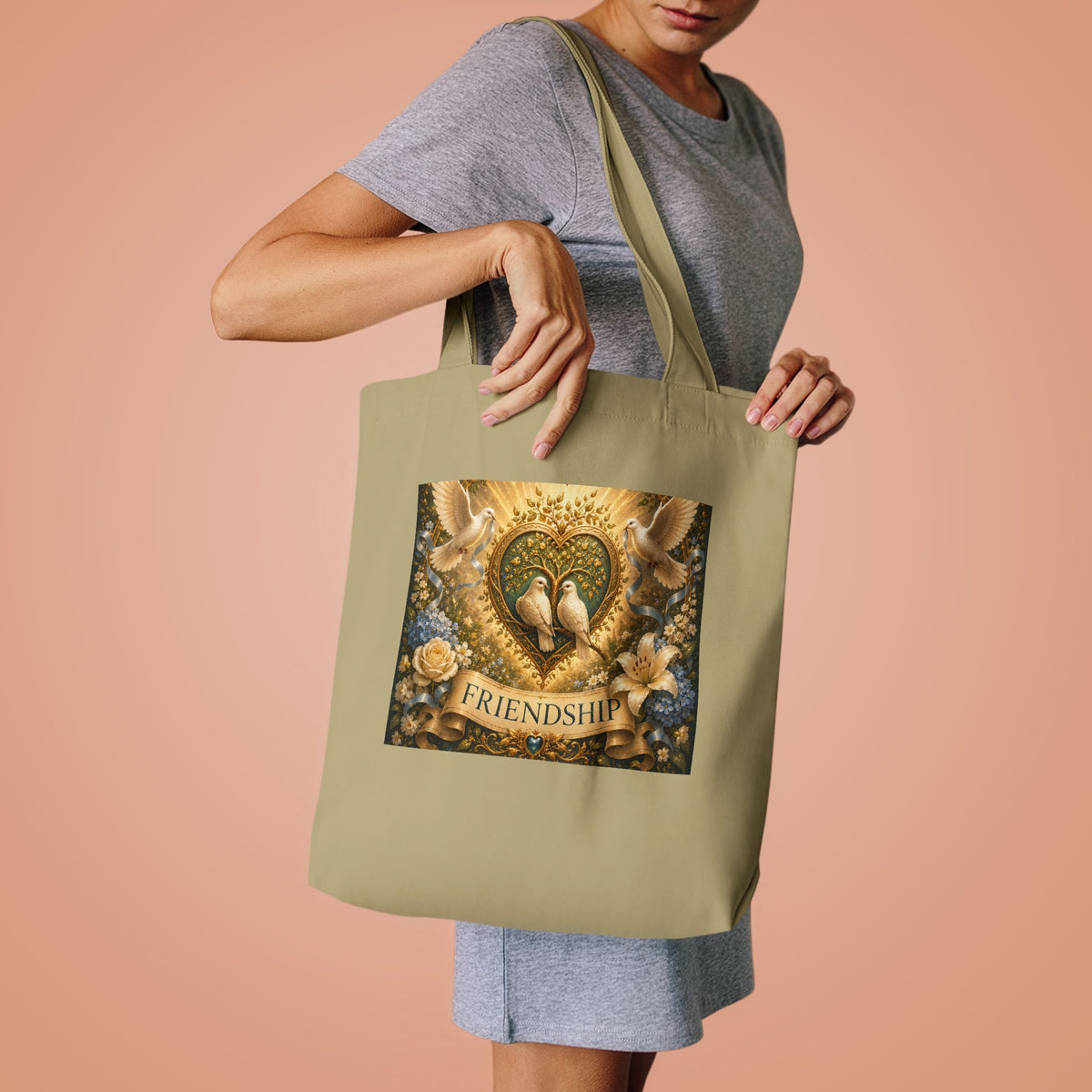 Cotton Tote Bag - 'Friendship'
