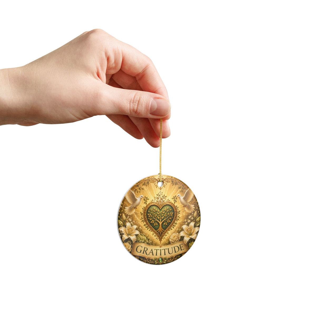 Ceramic Ornament - 'Gratitude'