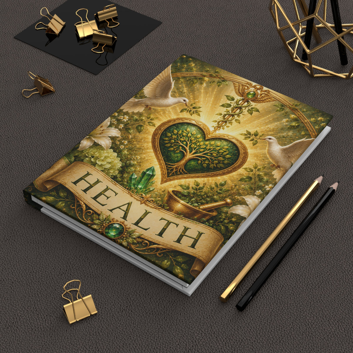 Hardcover Journal - 'Health'