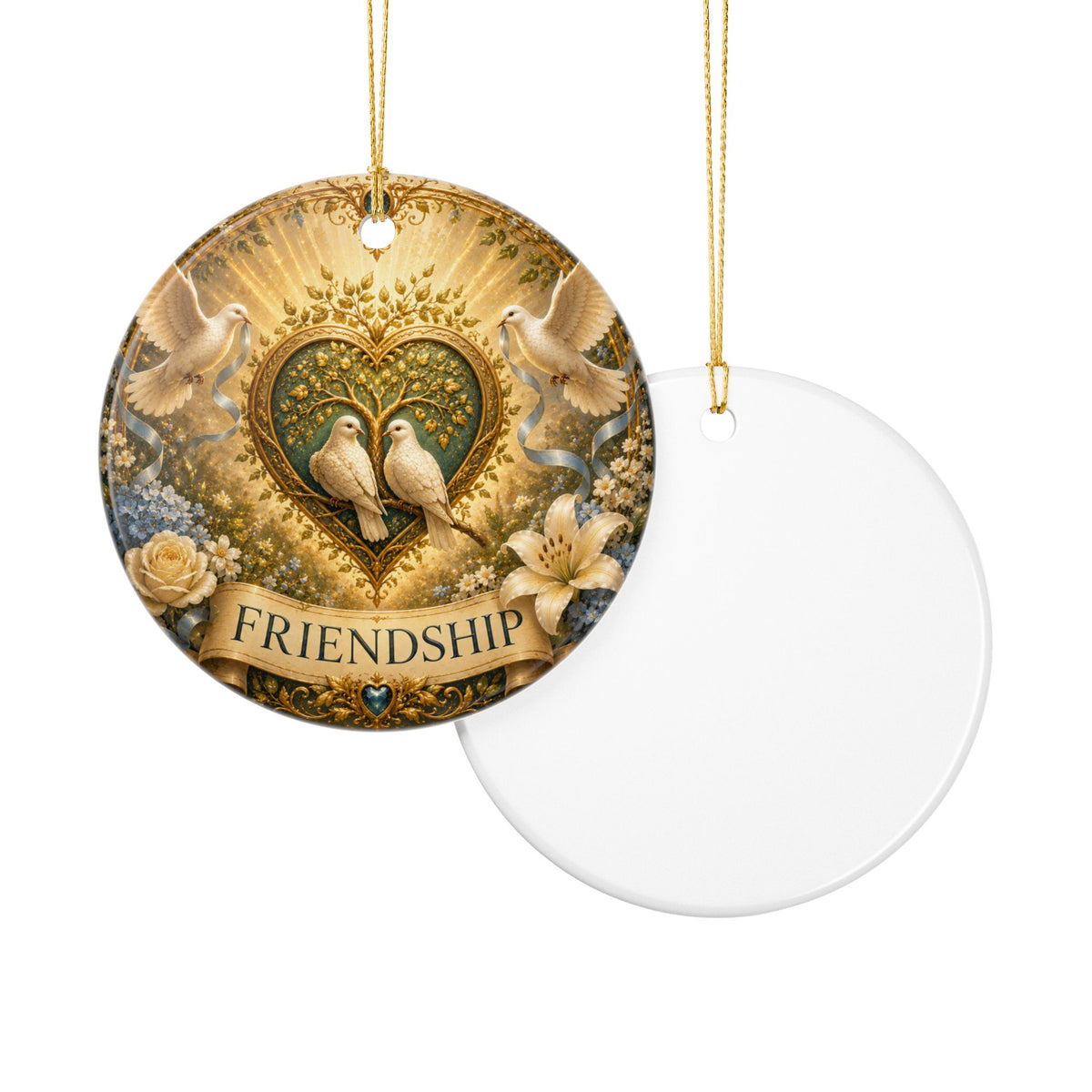 Ceramic Ornament - 'Friendship'