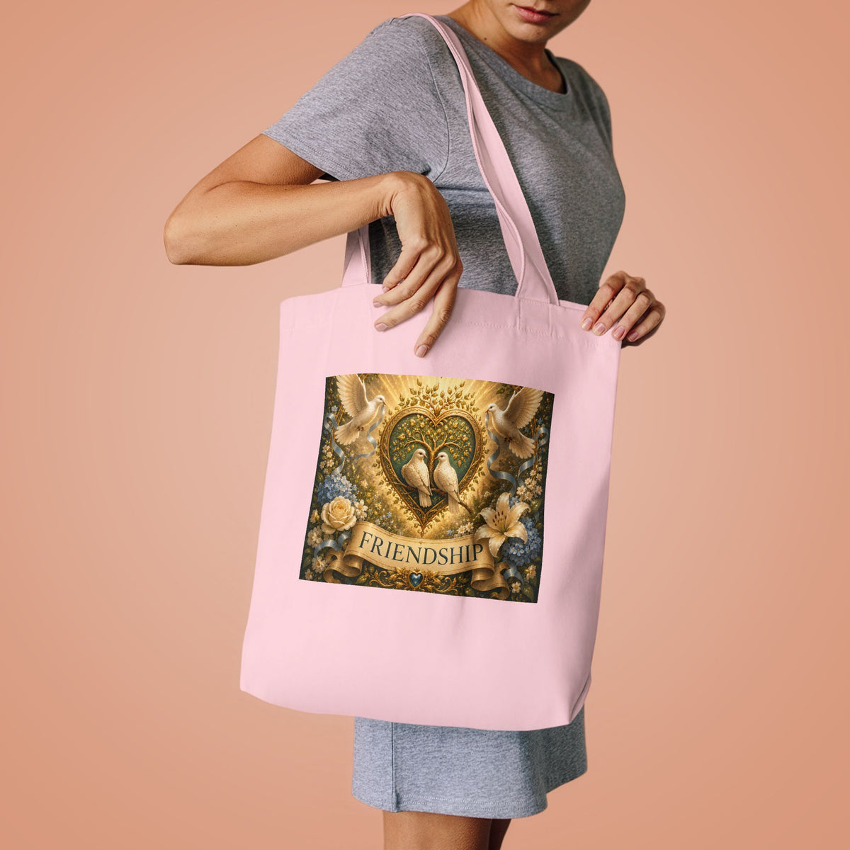 Cotton Tote Bag - 'Friendship'