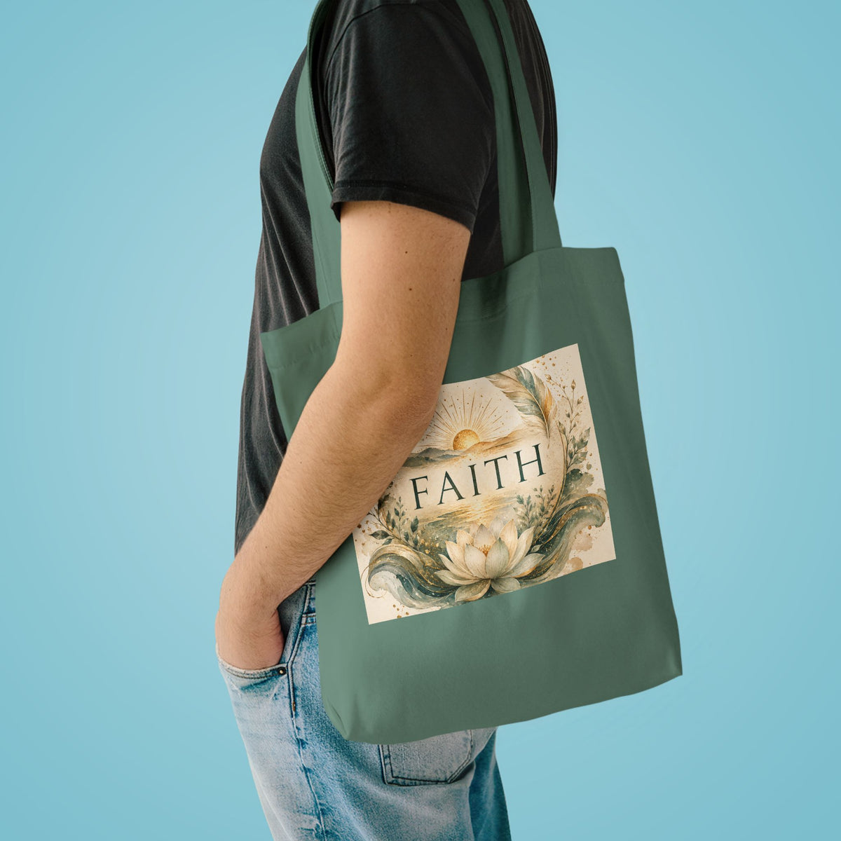 Cotton Tote Bag - 'Faith'
