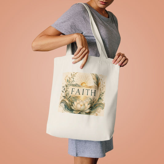 Cotton Tote Bag - 'Faith'