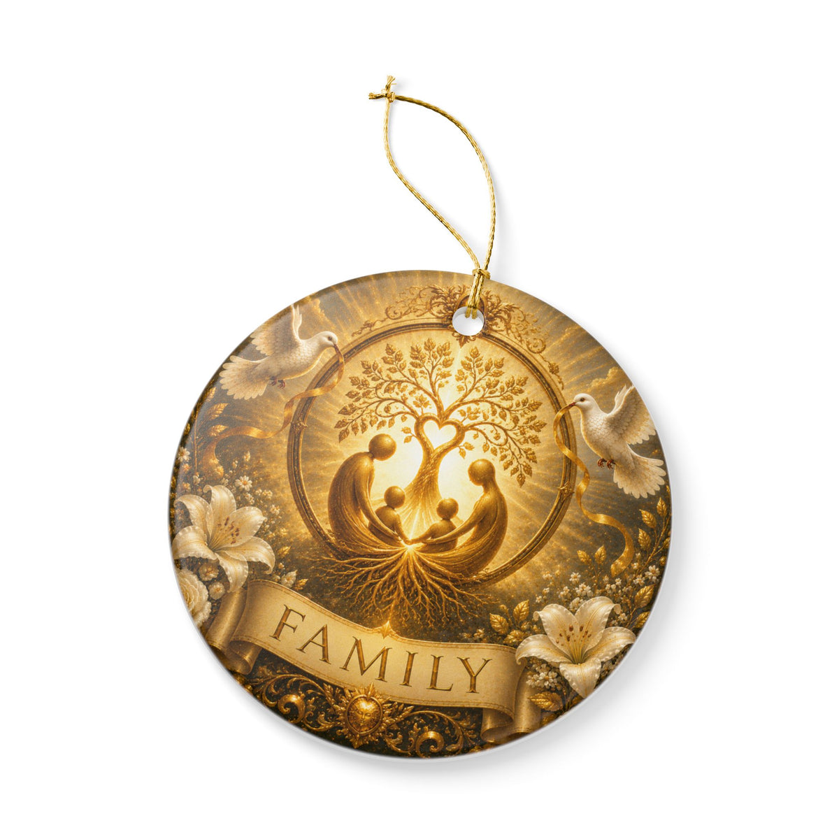 Ceramic Ornament - 'Family'