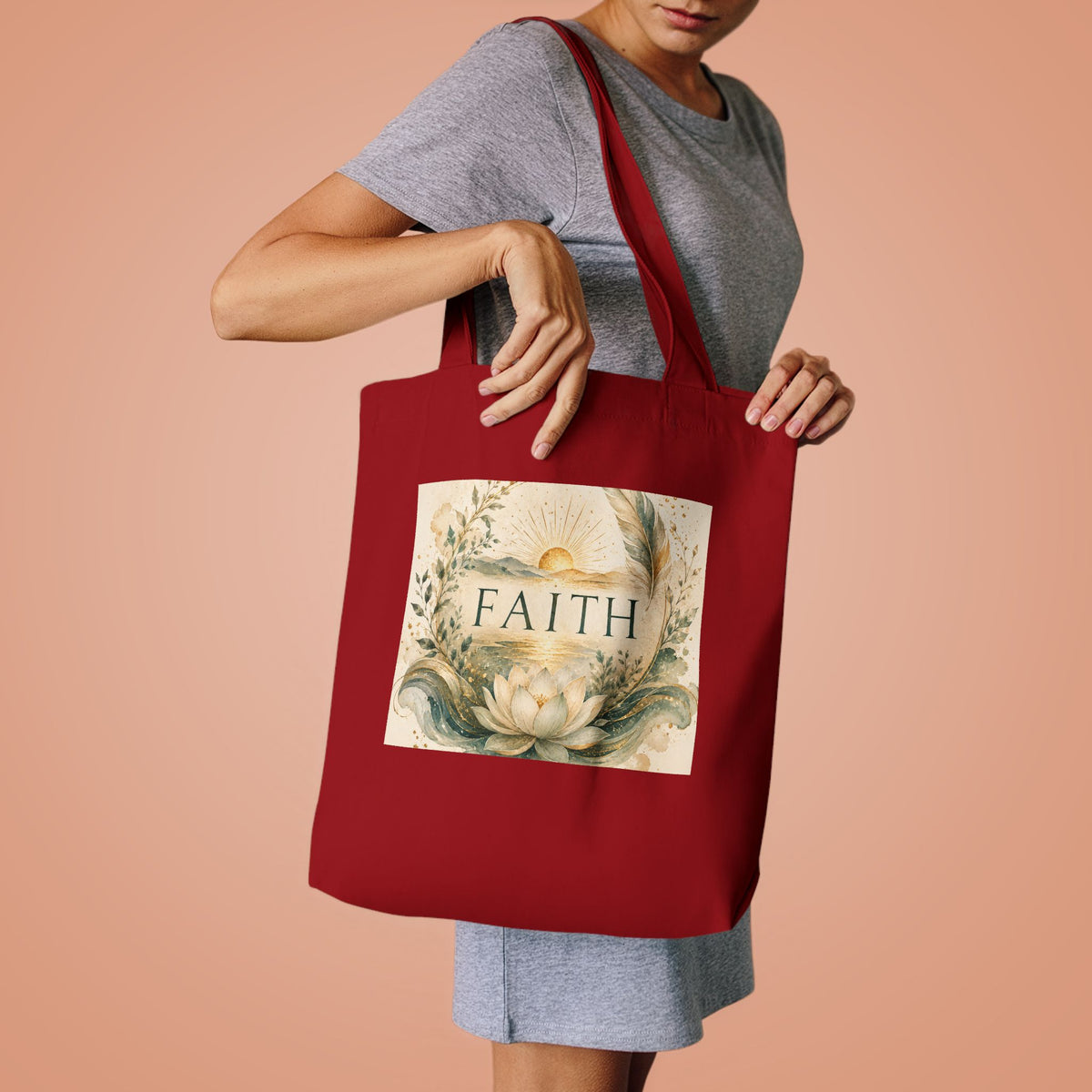 Cotton Tote Bag - 'Faith'