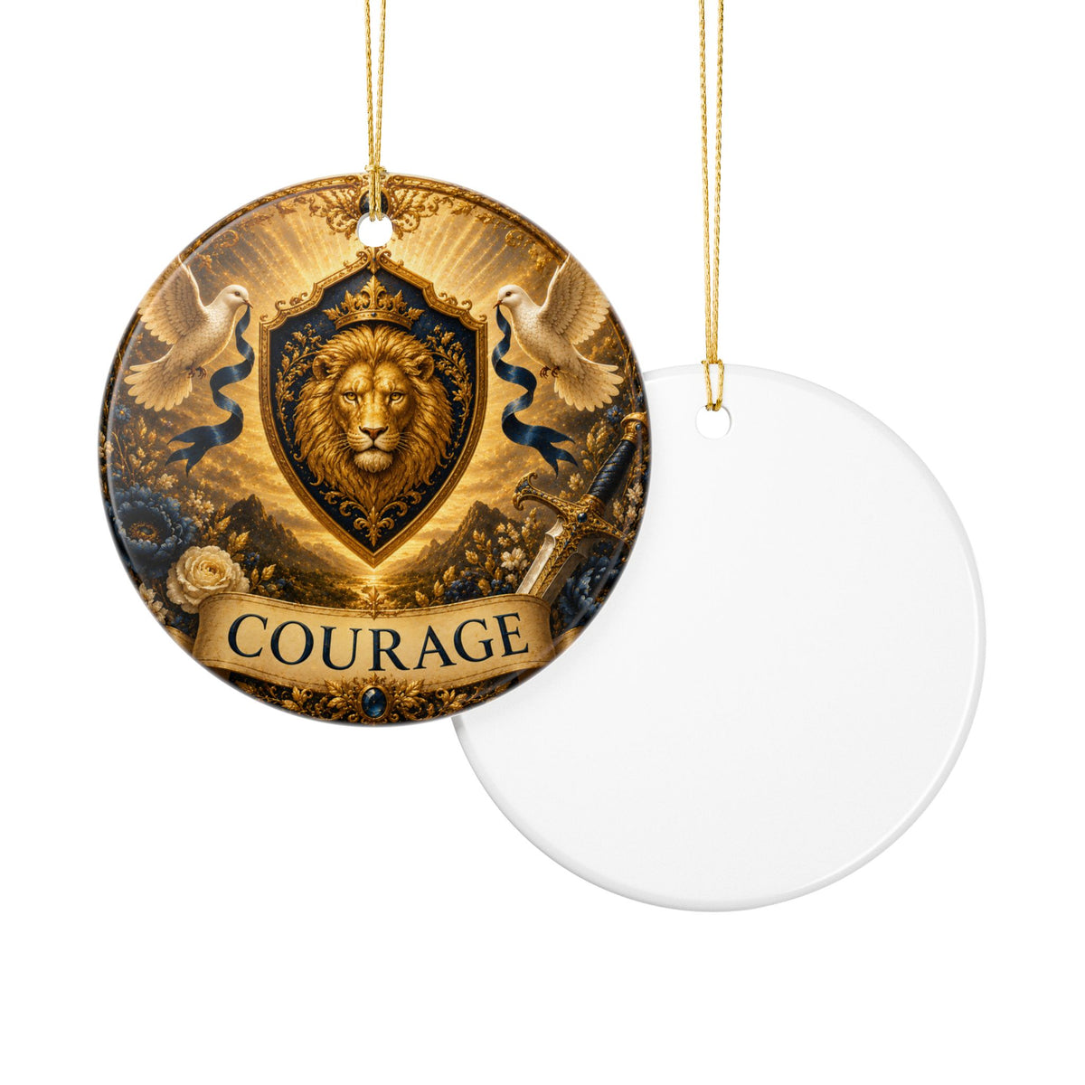 Ceramic Ornament - 'Courage'