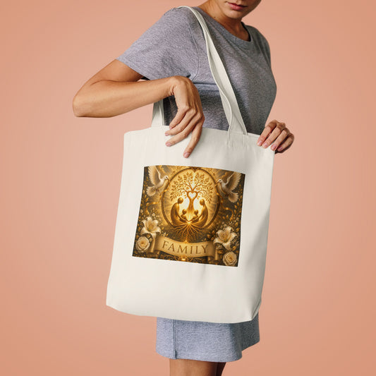 Cotton Tote Bag - 'Family'