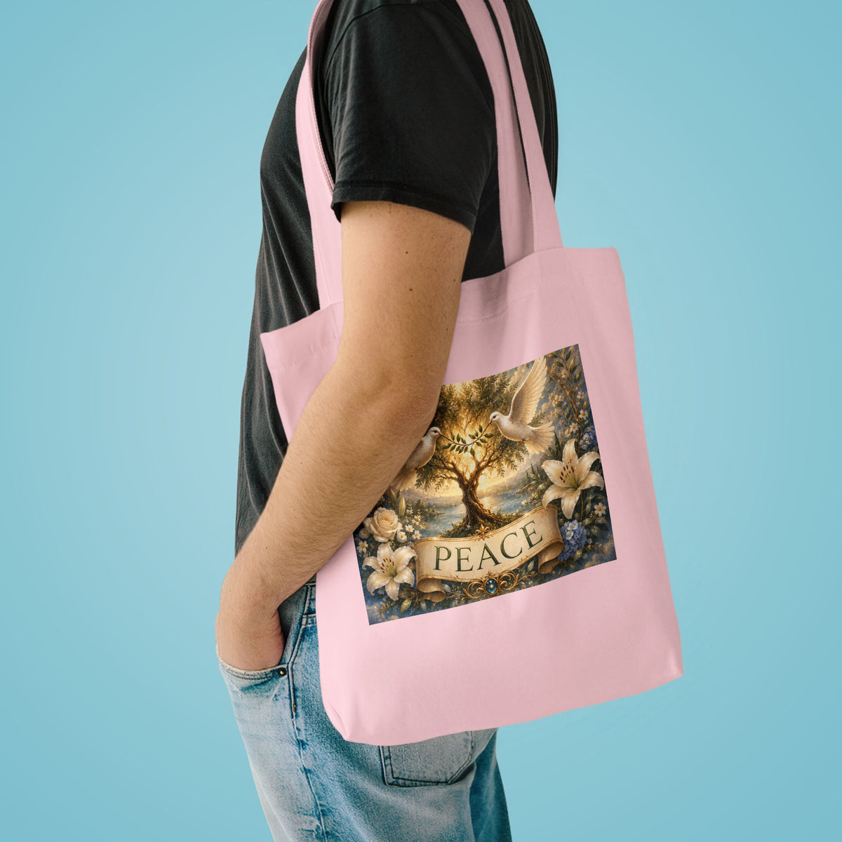 Cotton Tote Bag - 'Peace'