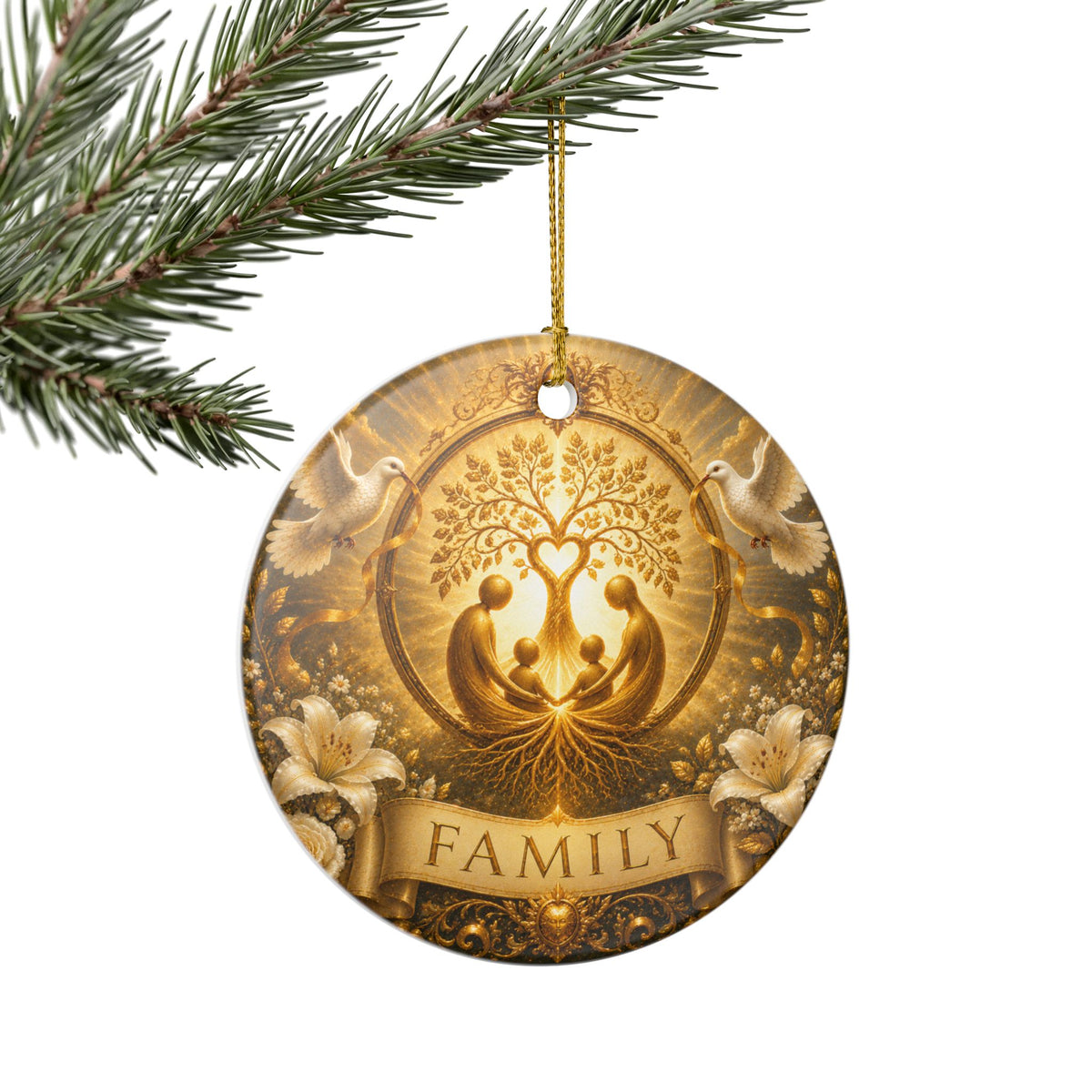 Ceramic Ornament - 'Family'