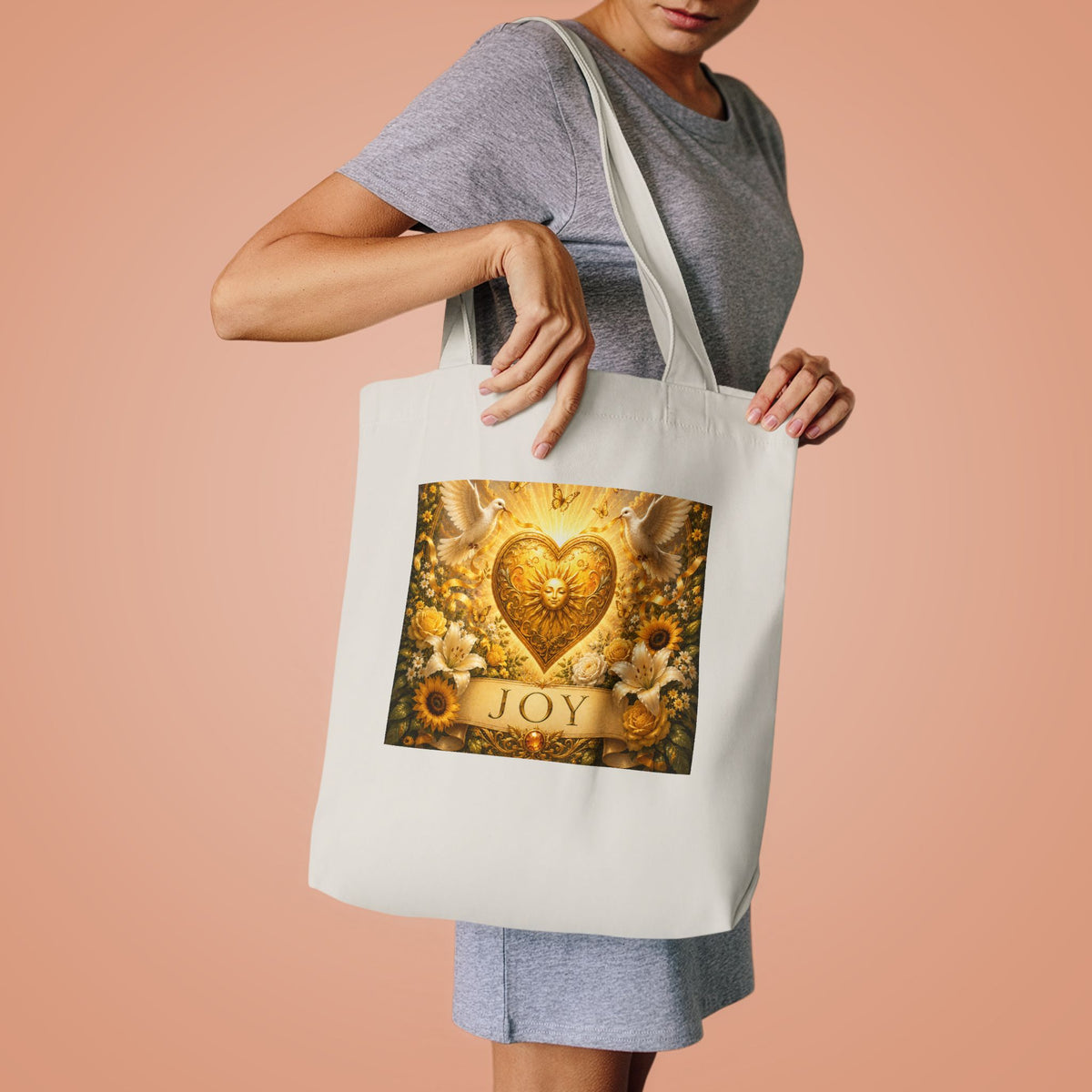 Cotton Tote Bag - 'Joy'