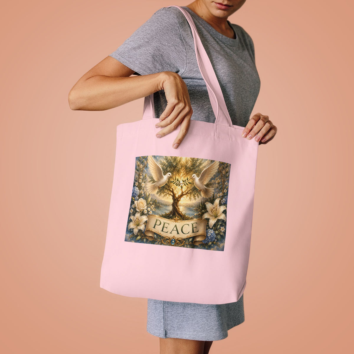 Cotton Tote Bag - 'Peace'