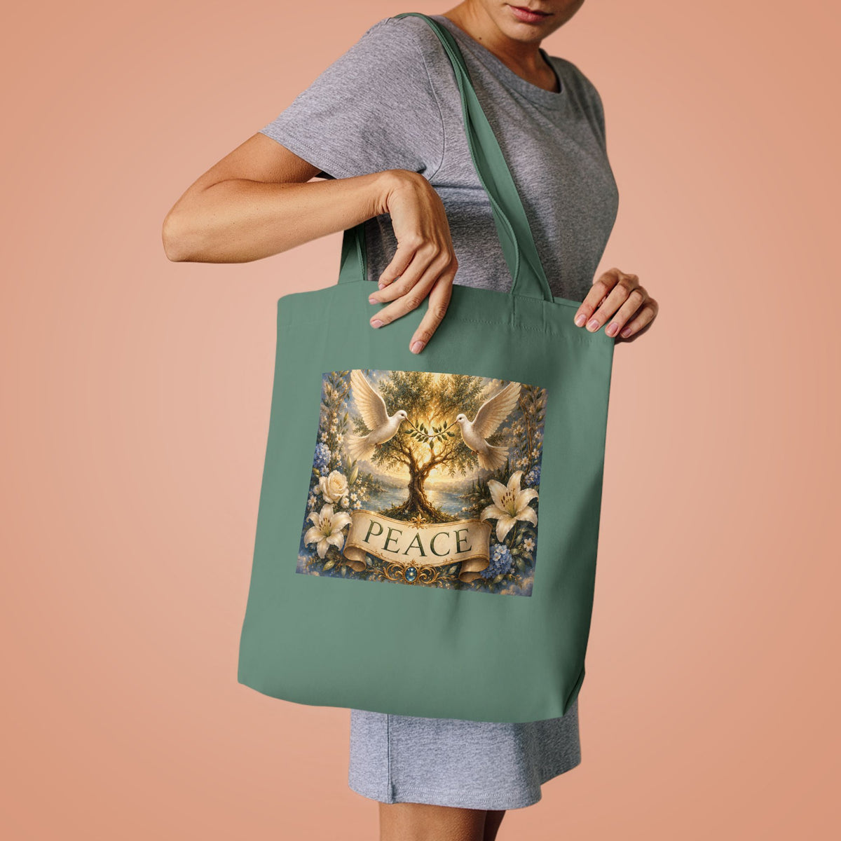Cotton Tote Bag - 'Peace'