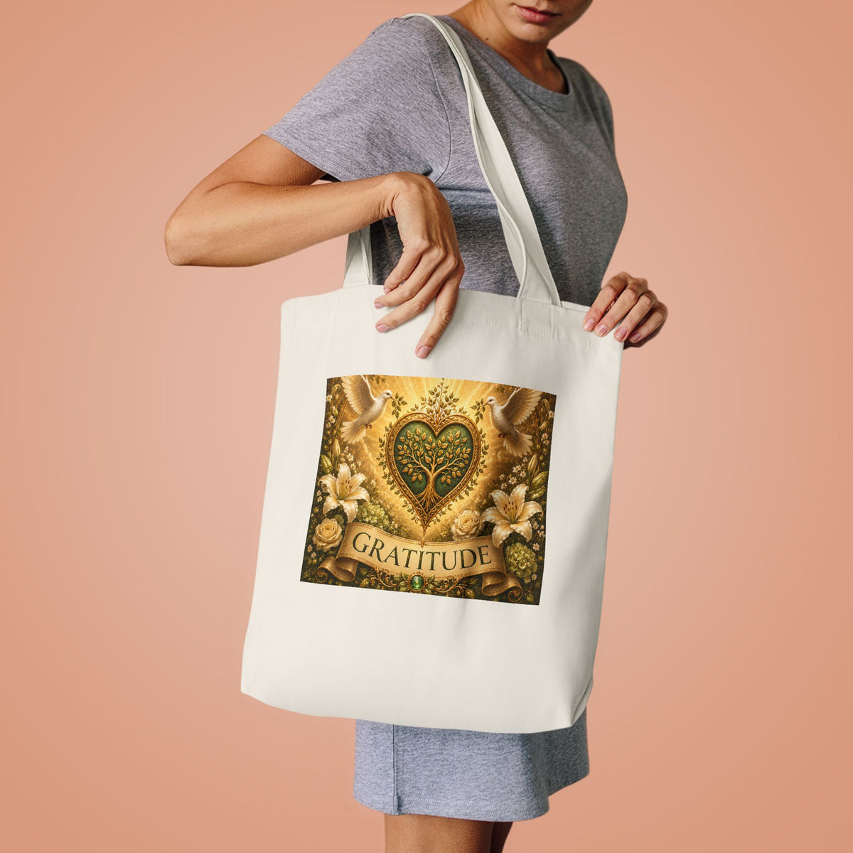 Cotton Tote Bag - 'Gratitude'