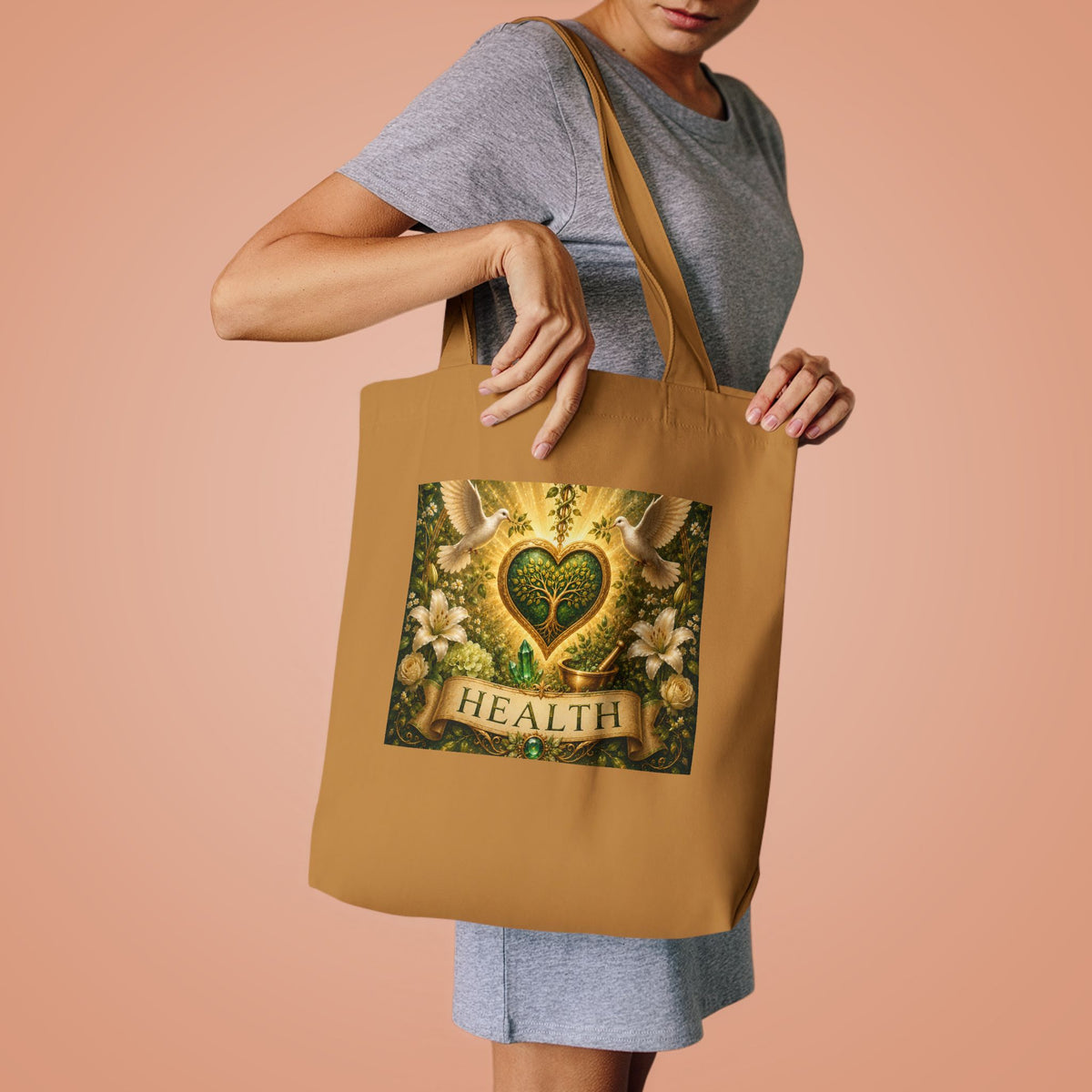 Cotton Tote Bag - 'Health'