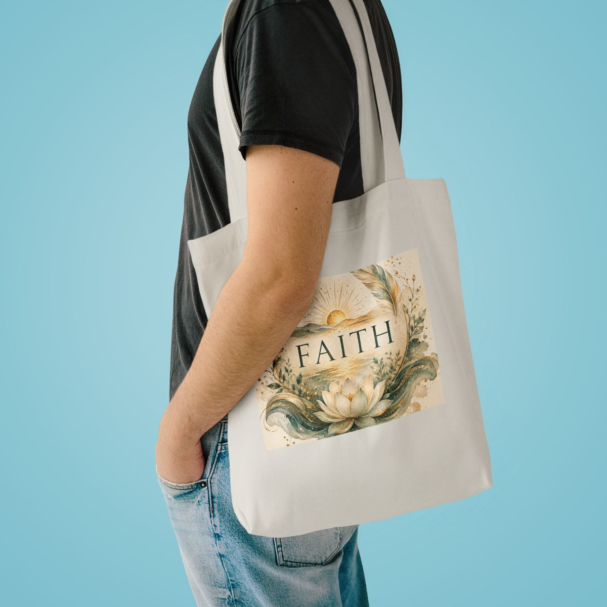 Cotton Tote Bag - 'Faith'