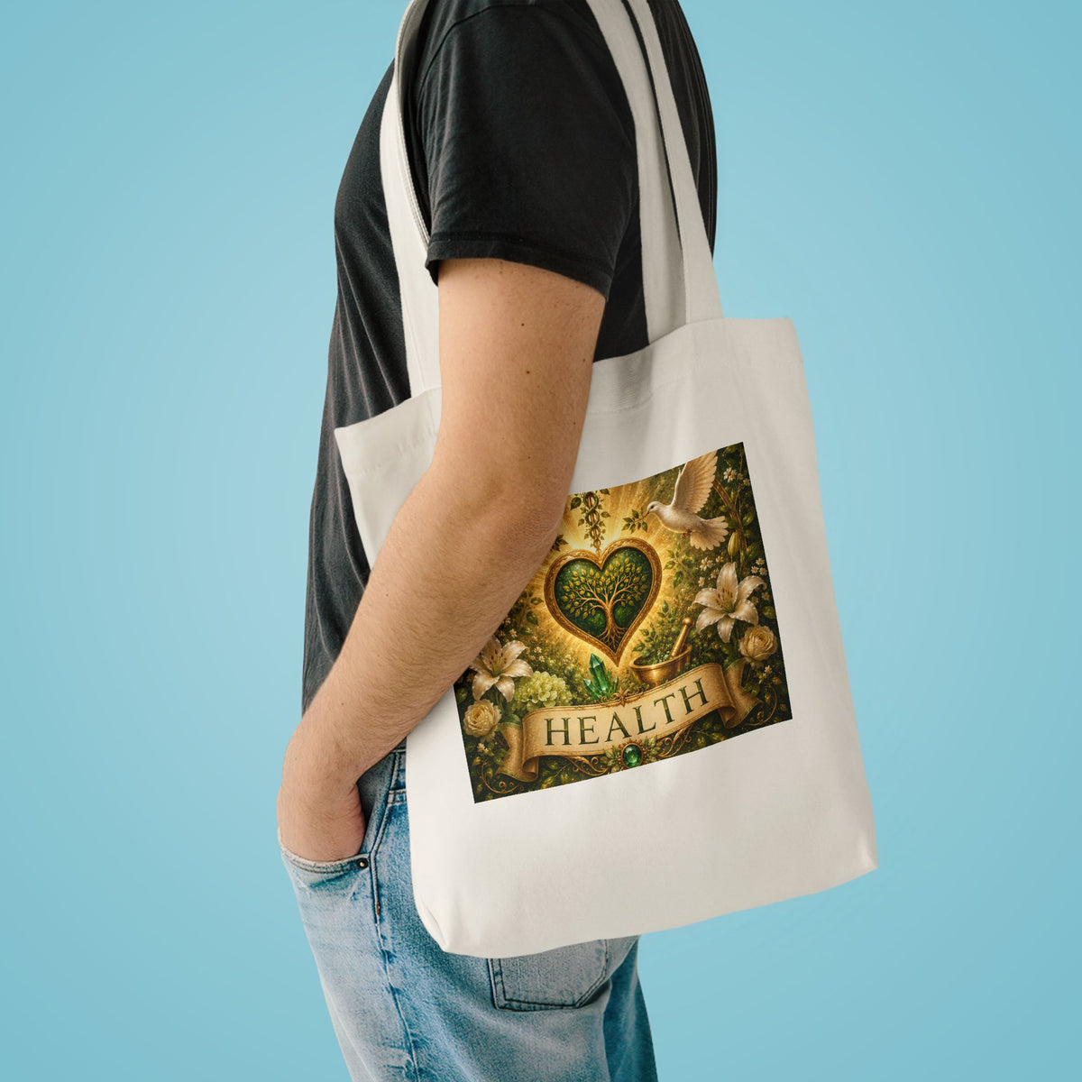 Cotton Tote Bag - 'Health'