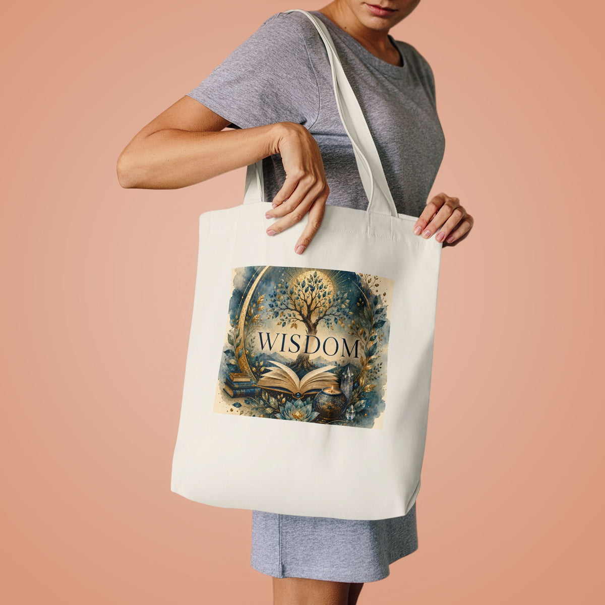 Cotton Tote Bag - 'Wisdom'