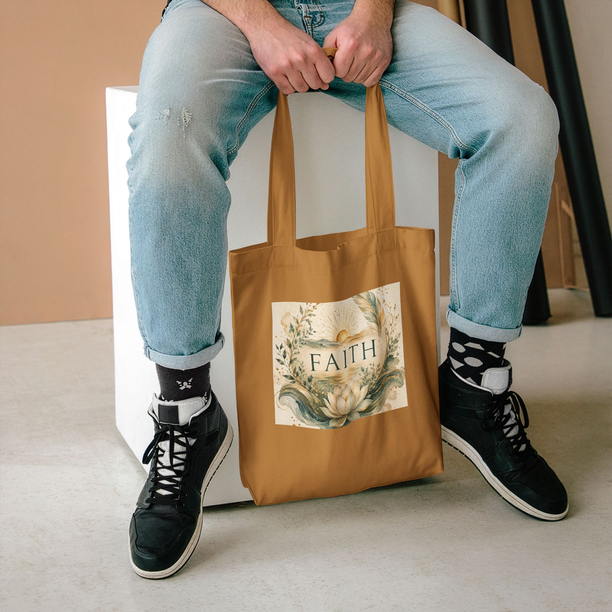 Cotton Tote Bag - 'Faith'