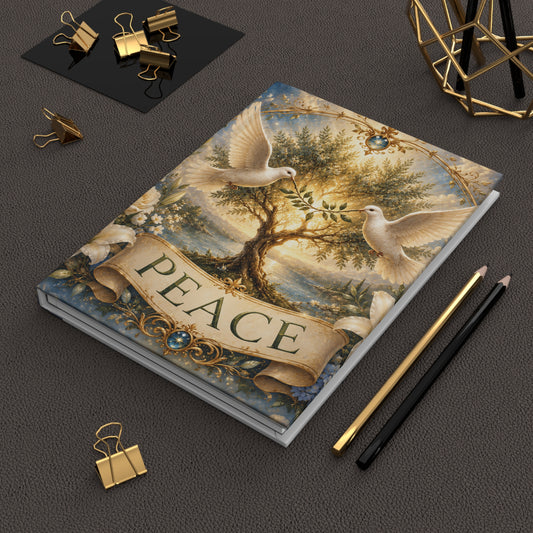 Hardcover Journal — 'Peace'