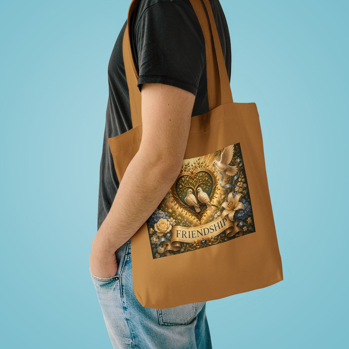 Cotton Tote Bag - 'Friendship'