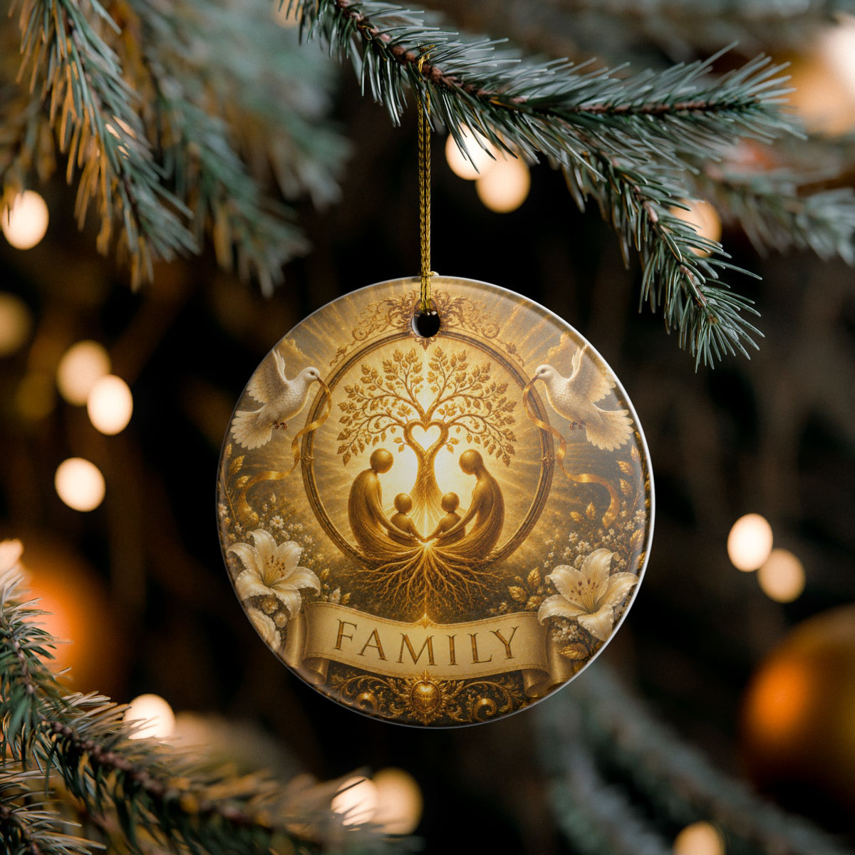 Ceramic Ornament - 'Family'