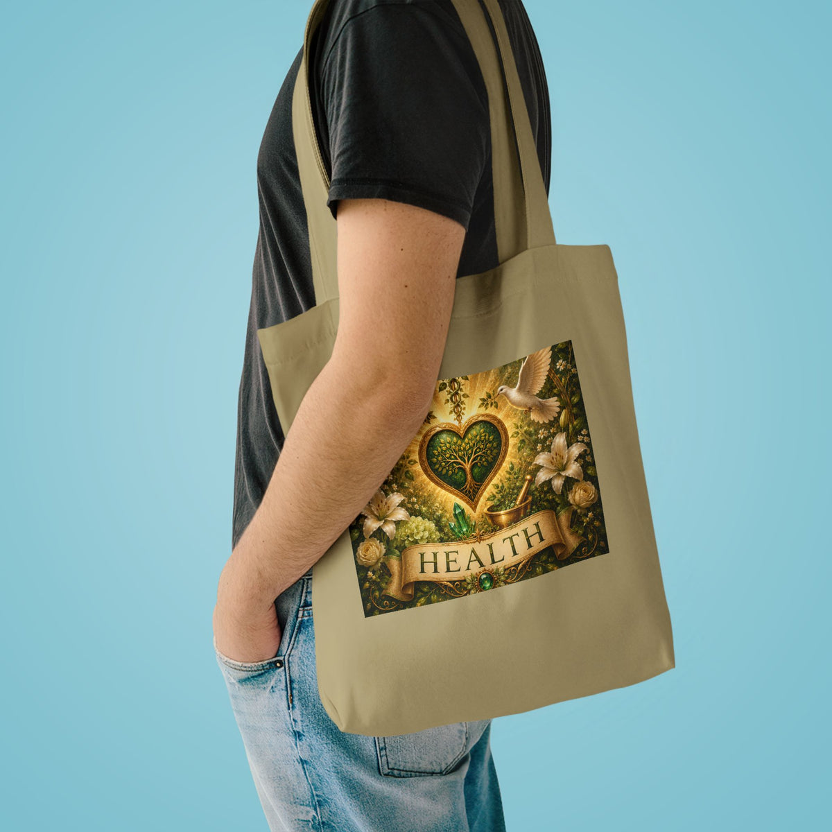 Cotton Tote Bag - 'Health'