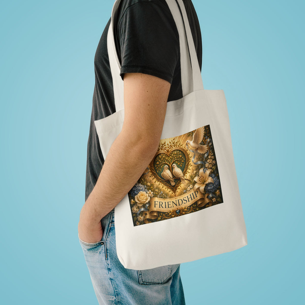 Cotton Tote Bag - 'Friendship'