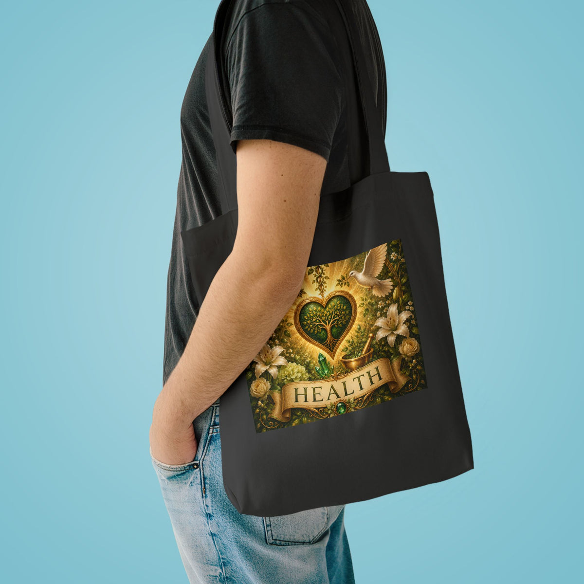 Cotton Tote Bag - 'Health'