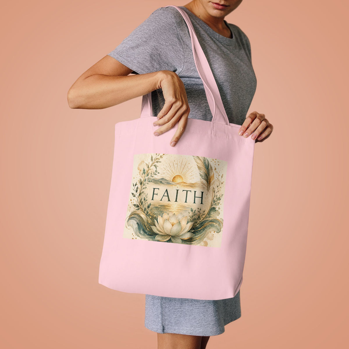 Cotton Tote Bag - 'Faith'