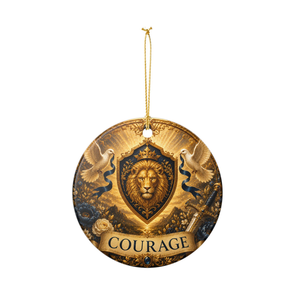 Ceramic Ornament - 'Courage'
