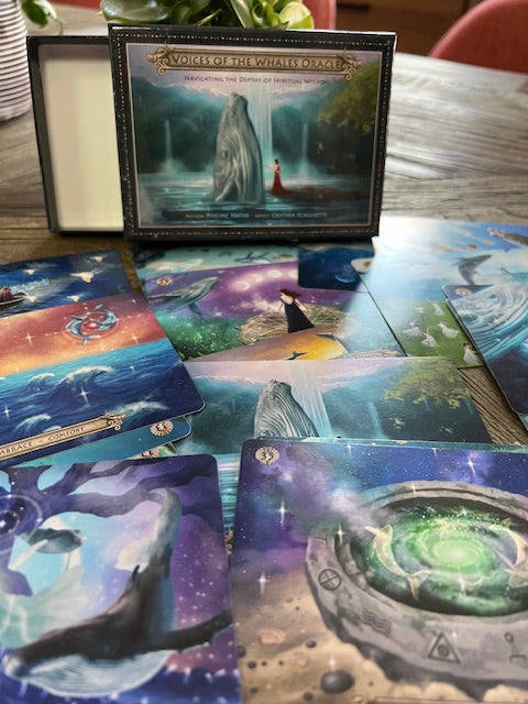 Voices of the Whales Oracle –  (Oracle Cards + Hardcover Book)