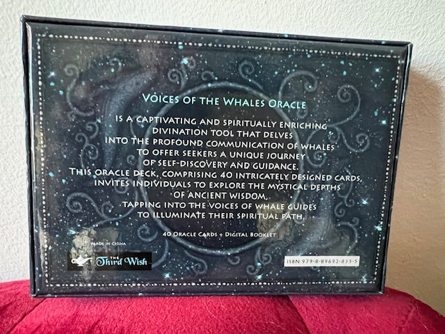 Voices of the Whales Oracle –  (Oracle Cards + Hardcover Book)