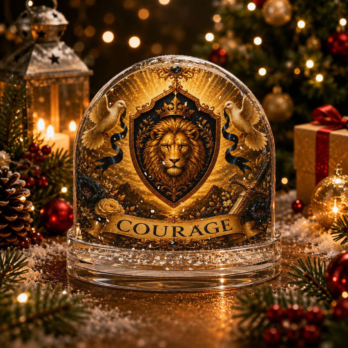 Snow Globe - 'Courage'
